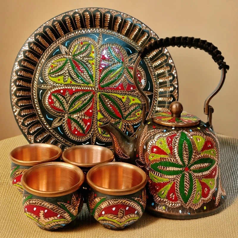 新疆特色新款纯铜手工茶具创意精美茶壶家用