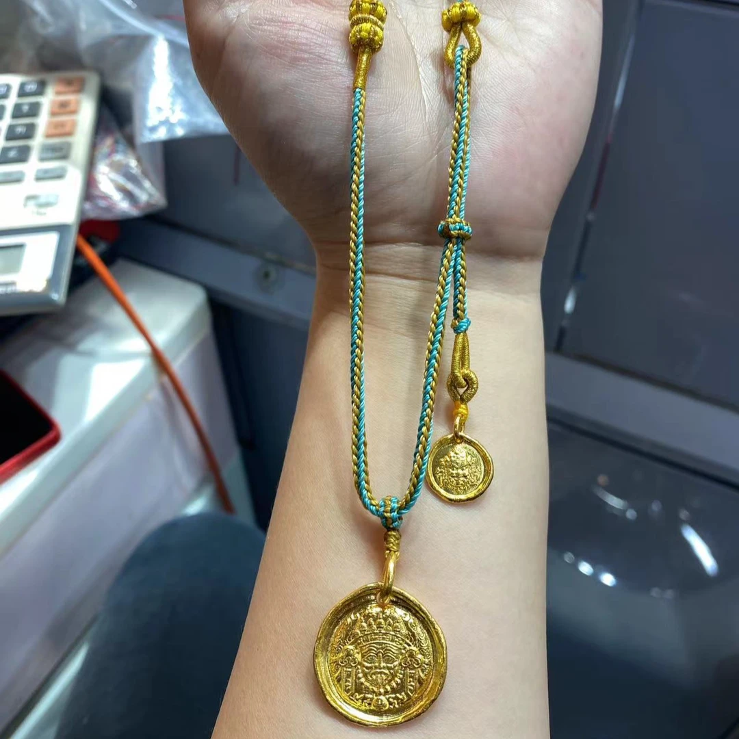 游蚊珠宝|999足金黄金吊坠