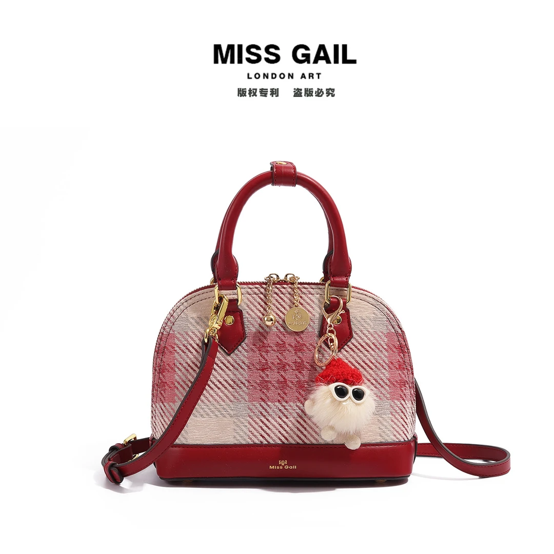 【菲菲专属】秋季新款时尚潮流百搭斜挎包1449欢乐颂红