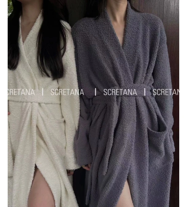 SCRETANA/安娜的秘密空气绒睡袍家居服