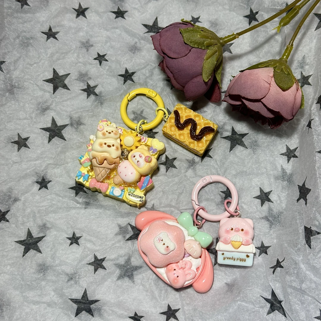 【DIY手工-过款】手工DIY创意可爱卡通挂件