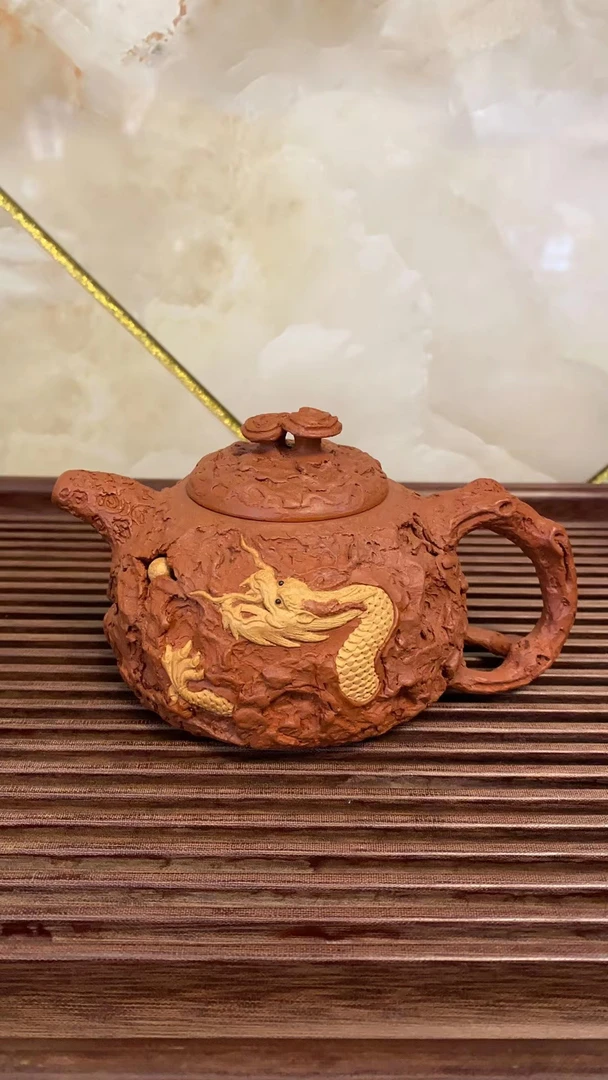 龙供春，国助工全手工制作，容量大小接受定制，顺丰包邮