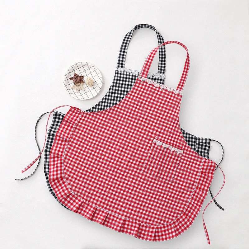 纯棉时尚围裙厨房家用2025新款防油餐饮专用秋冬冬季围裙防水防油