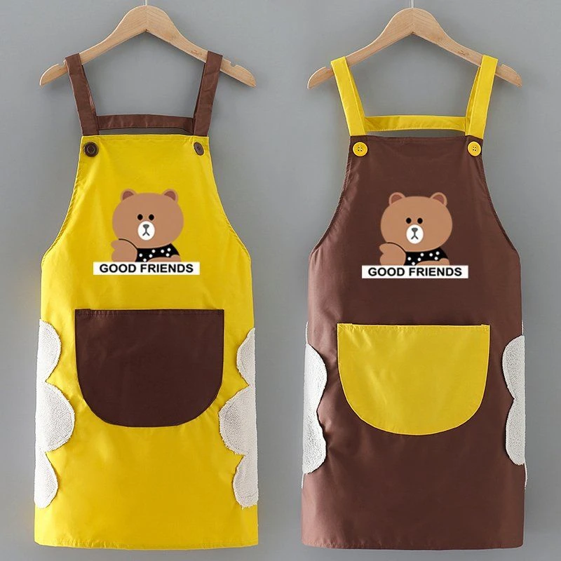 围裙家用厨房女夏季薄款高档商用日式网红防夏季薄款防水围裙