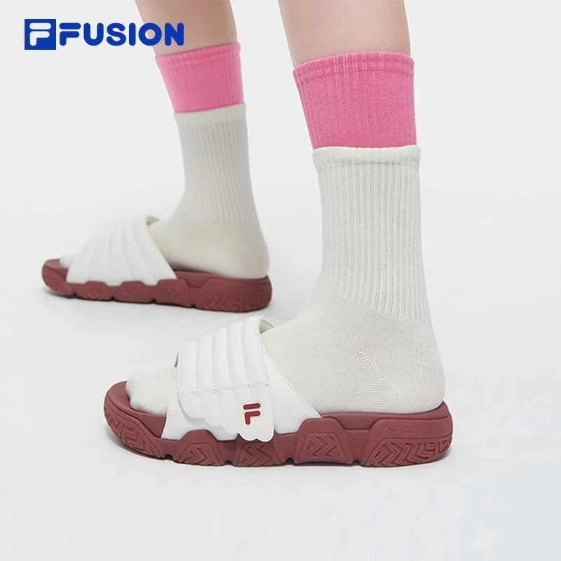 FILA FUSIONSLIPPER情侣拖鞋凉拖休闲鞋T12W421503