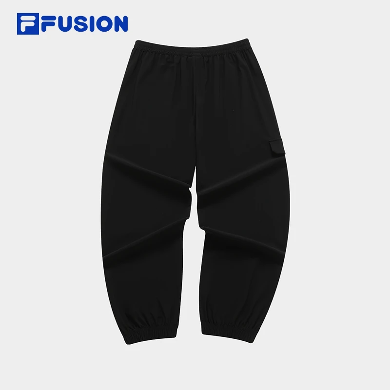 FILA FUSION斐乐潮牌夏季新款女裤运动收口工装裤 T11W421603