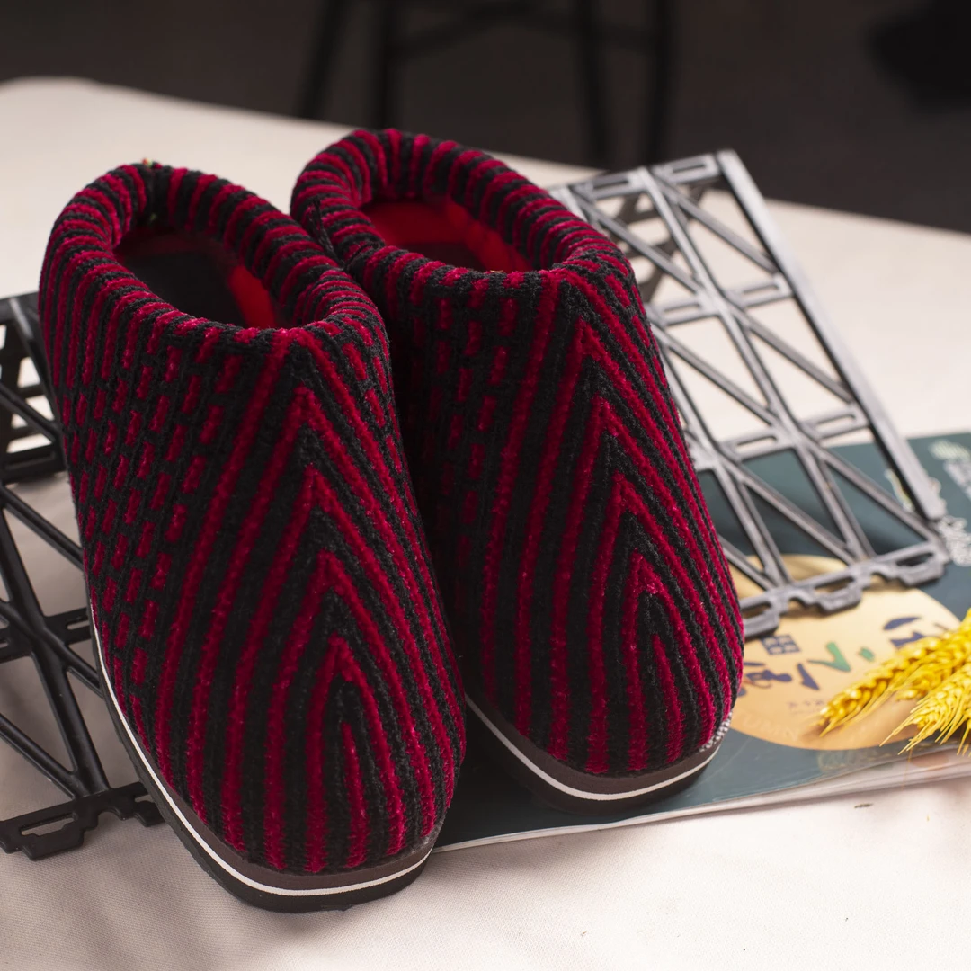 39.9两双·情侣款金光丝厚底手工棉拖