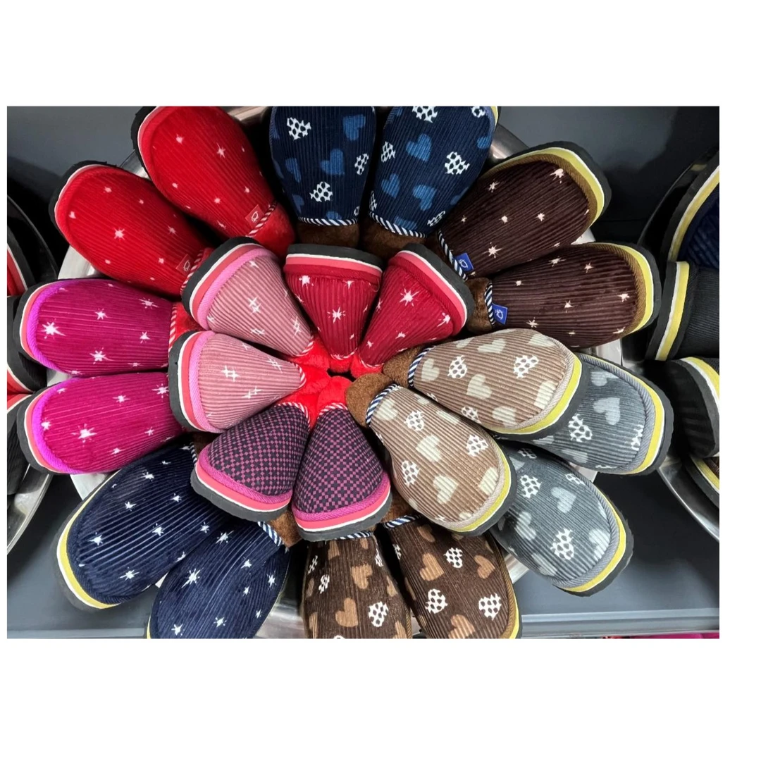 6双毛口棉拖鞋保暖鞋颜色随机发货防滑时尚百搭居家包头