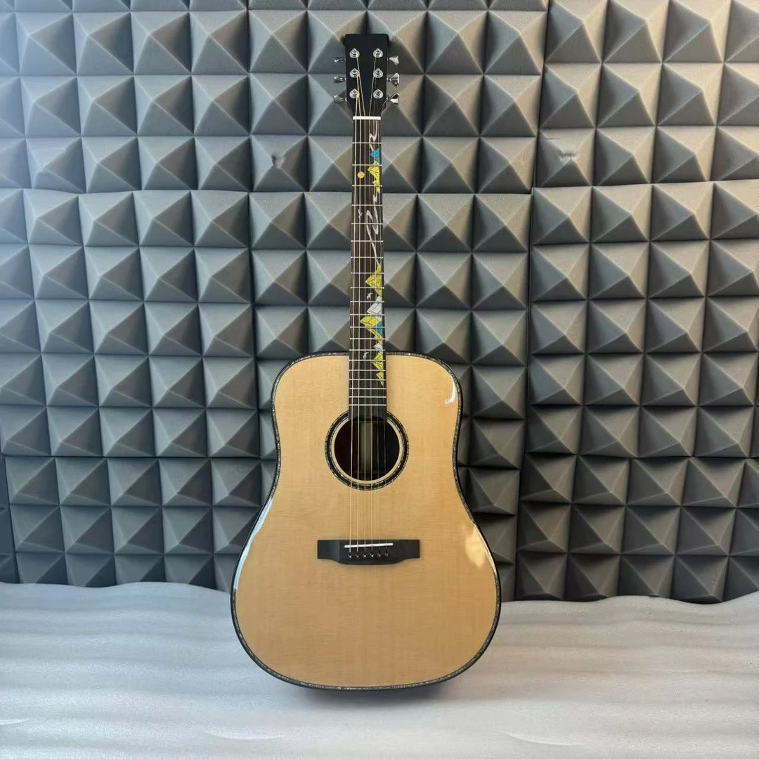 工厂直销民谣吉他直播间一物一拍