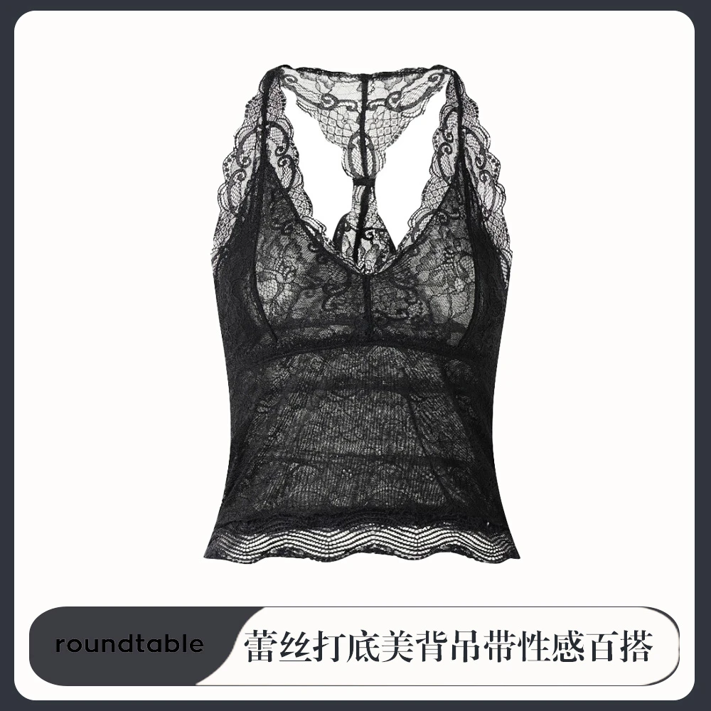 女士2024夏季新款性感修身蕾丝美背打底内衣ZFS3506001
