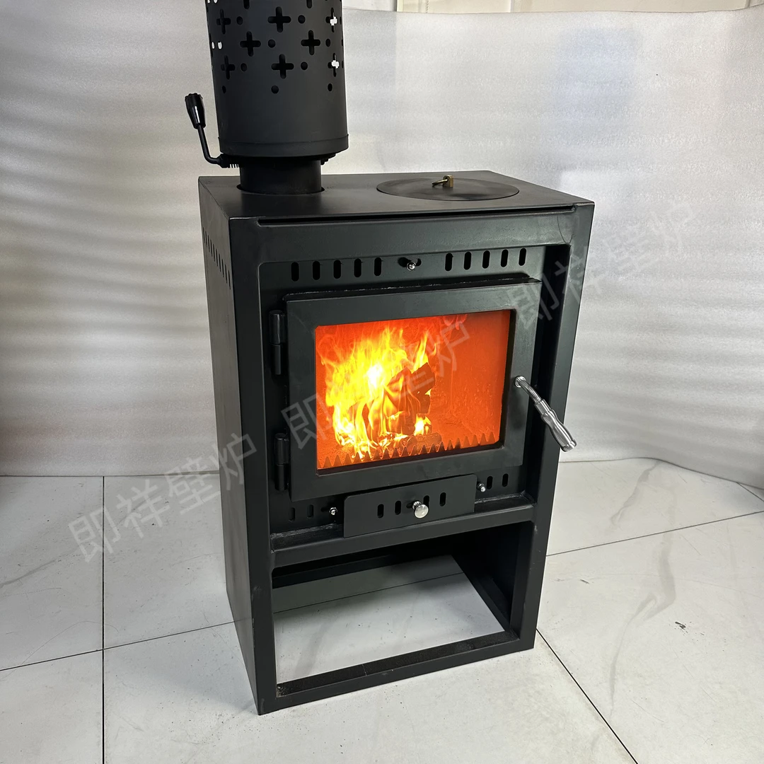即祥小号观火壁炉燃木真火家用木柴欧式别墅家用火炉黑色装饰
