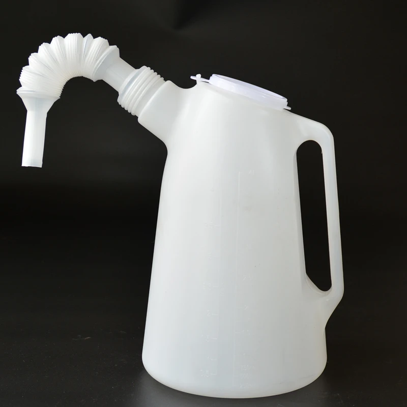 机油壶4升带刻度塑料 升级款带刻度塑料机油壶枪