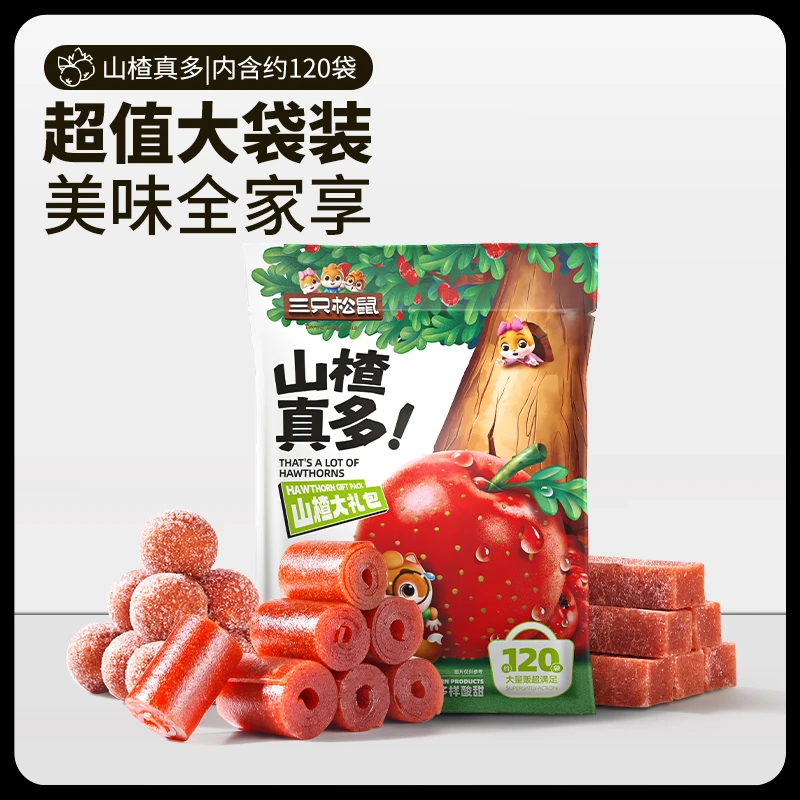 三只松鼠山楂量贩装山楂真多大礼包800g×1袋.
