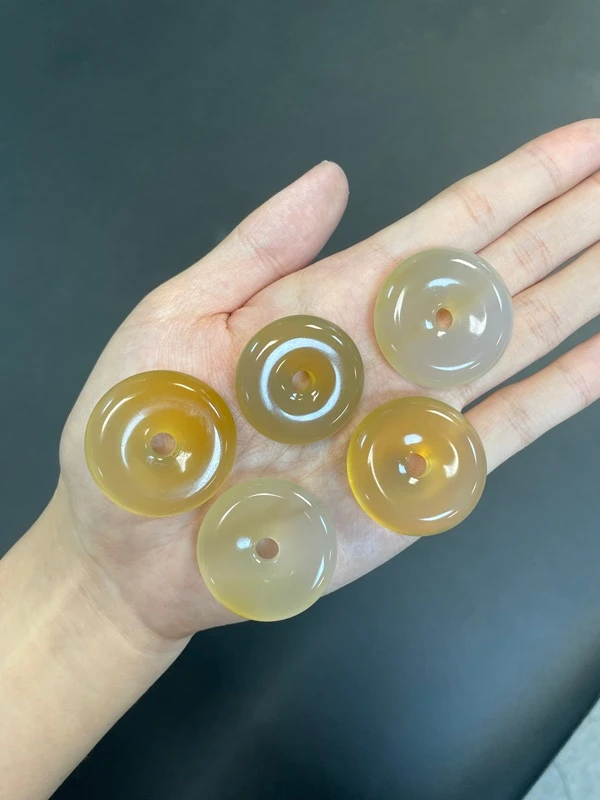 【闪购商品】玛瑙平安扣 0711-6多样性发货,发其一