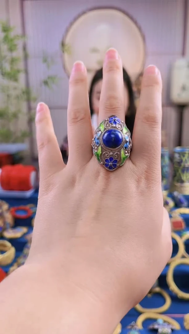 【闪购商品】非遗技艺 花丝镶嵌 戒指