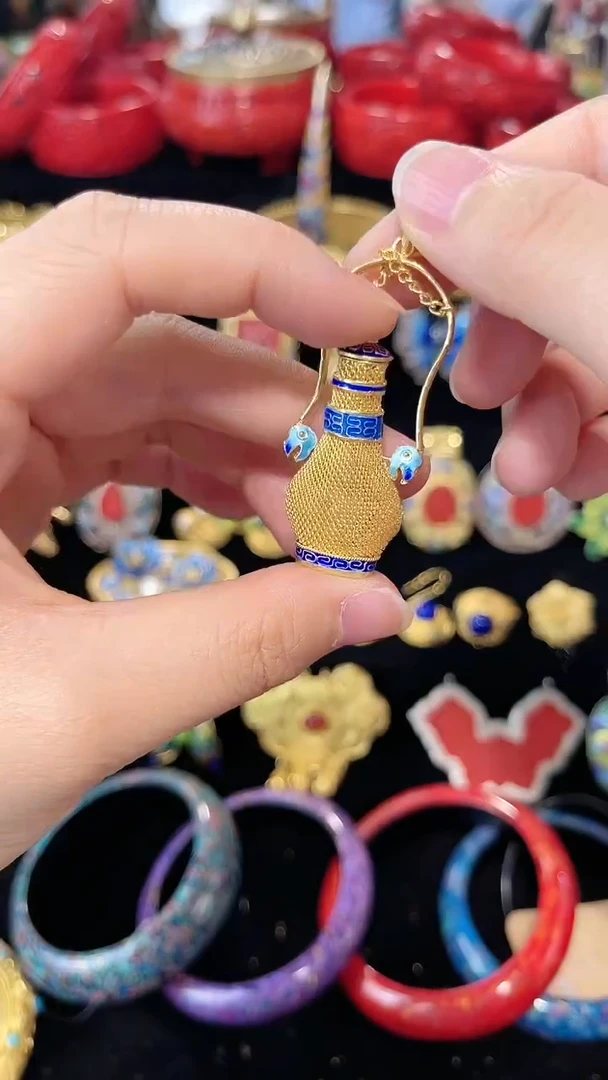 【闪购商品】非遗技艺花丝小瓶