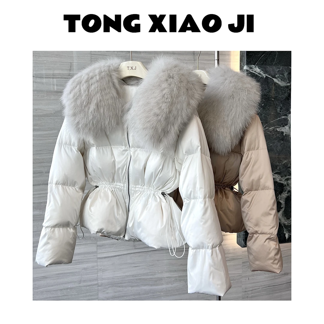 【冬日恋歌】狐狸毛显瘦百搭毛领保暖羽绒服