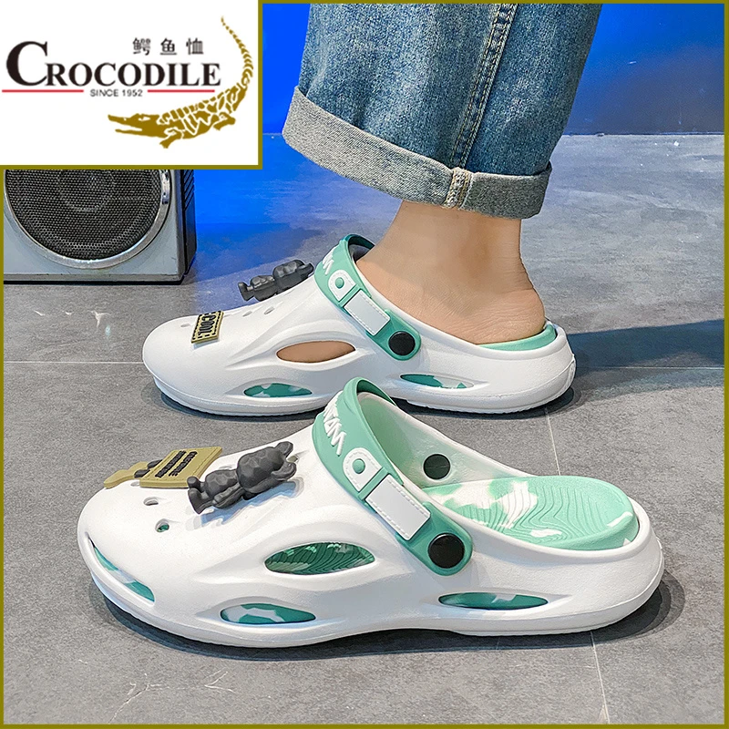 男鞋2025夏季爆款日常休闲潮流厚底防滑防臭耐磨男士一字拖鞋