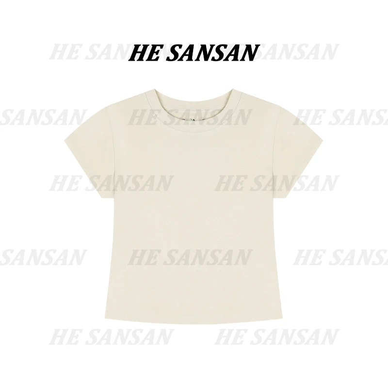 【SANSAN】极简气质轻奢套头短袖小衫DY-3626
