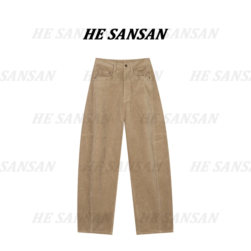【SANSAN】气质高腰显瘦简约休闲裤时尚显腿长裤子DY-90101