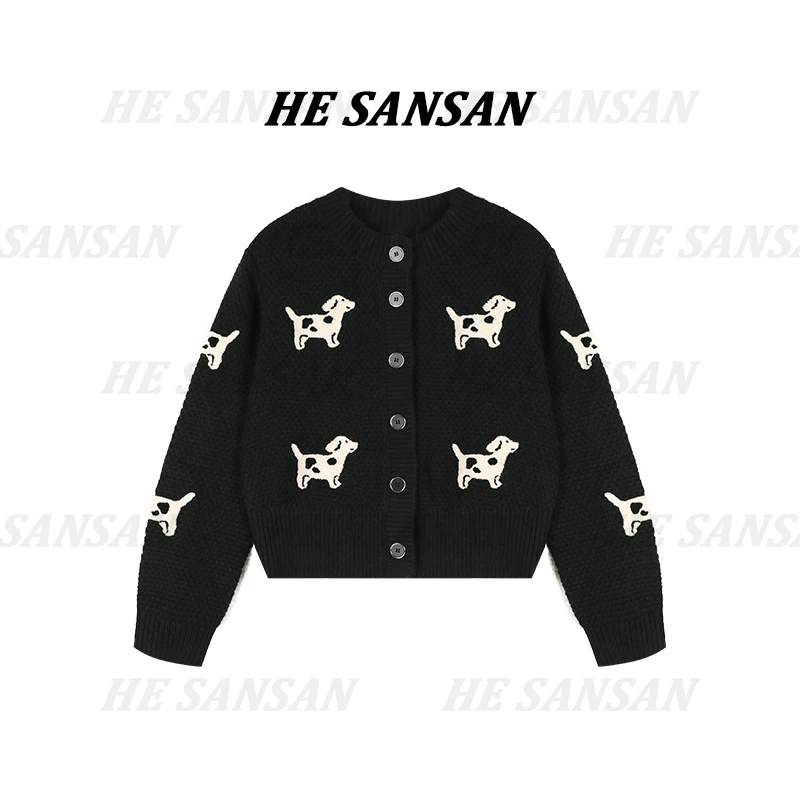 【SANSAN】气质轻奢小香上衣时尚设计款小狗外套DY-3953