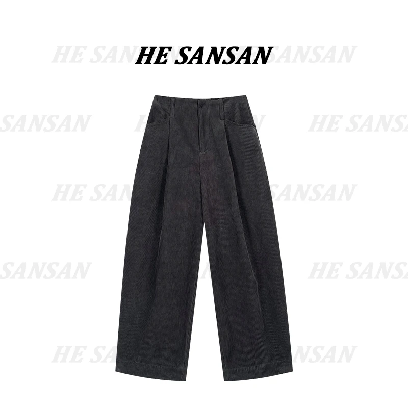 【SANSAN】高腰气质简约时尚休闲显瘦休闲裤DY-1748