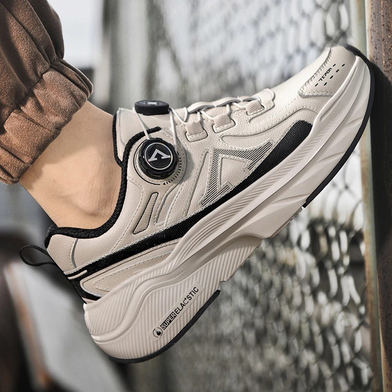 天跑陨石防寒冬季保暖高帮发热鞋休闲运动百搭男女靴厚底老爹鞋