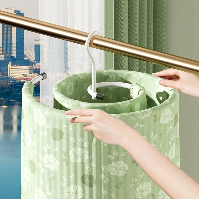 晒被子神器螺旋式晾衣架阳台家用大圆旋转挂凉晒床单被罩大衣架