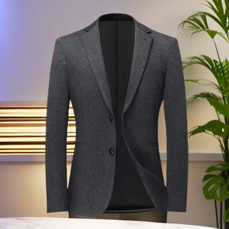 1003款秋季轻奢休闲西服男时尚外套秋款单西装