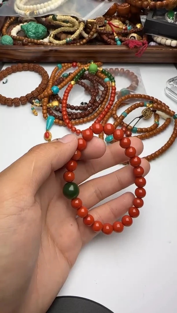 【闪购商品】南红玛瑙手串未镶嵌手串8413698