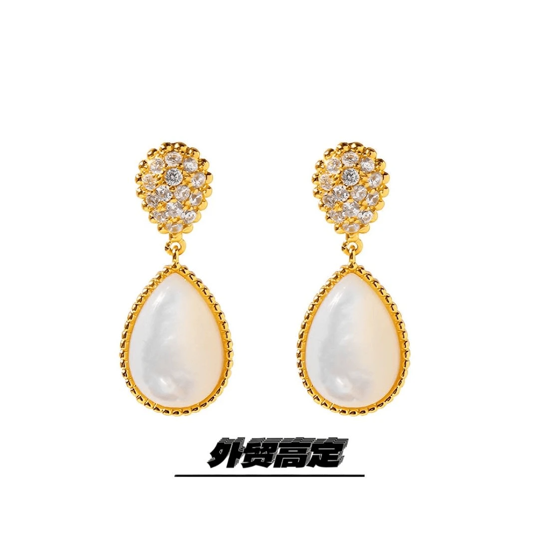 铜合金耳饰 设计师欧货GP耳环-A1095