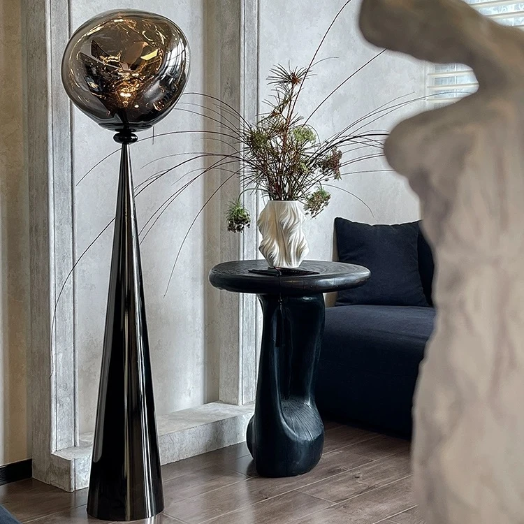 后现代轻奢熔岩落地灯客厅创意酒店别墅装饰卧室民宿样板间落地灯