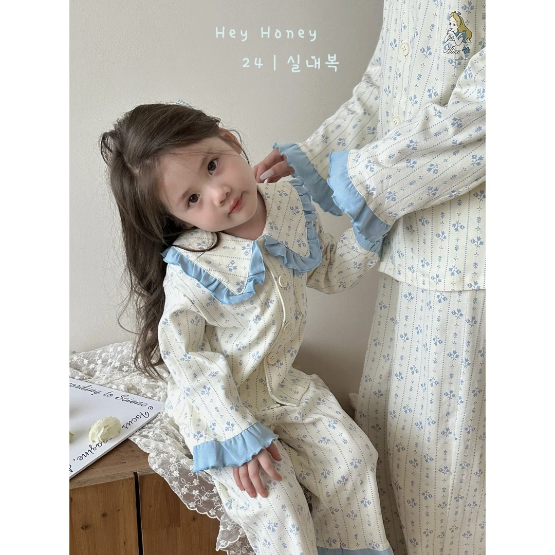 现货【嘿甜心】秋季亲子棉毛家居服-26185