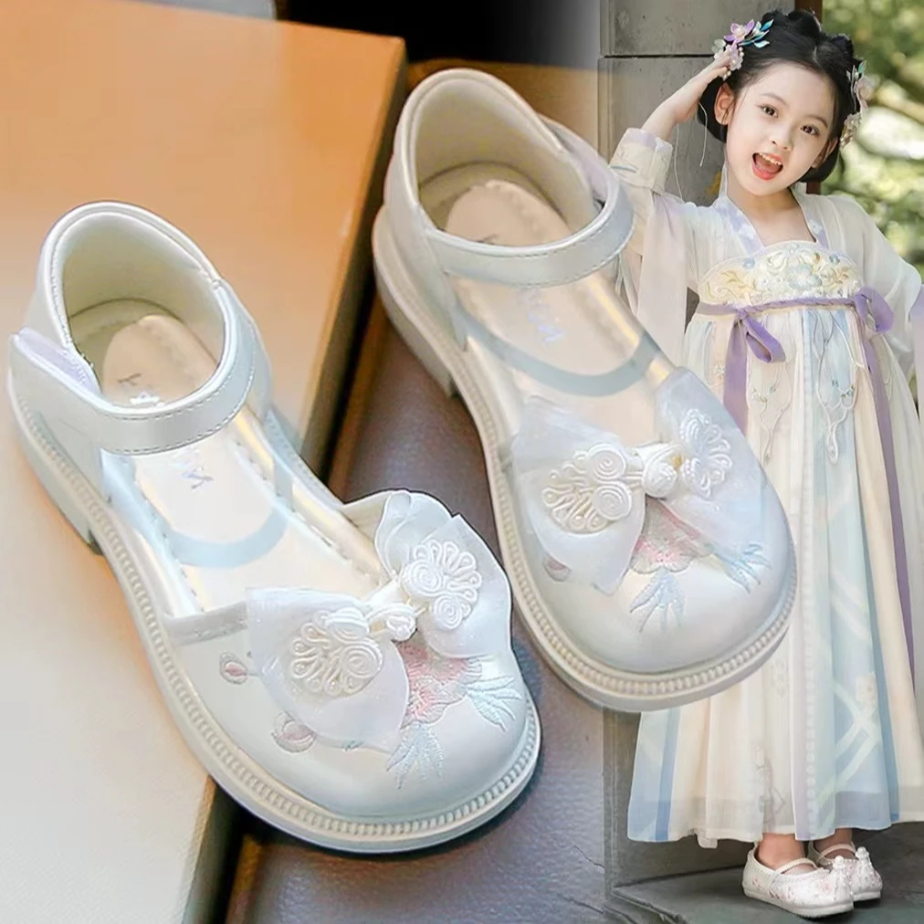 女童宝宝软底夏季新款【新中式】儿童百搭汉服鞋小女孩百搭国风单鞋