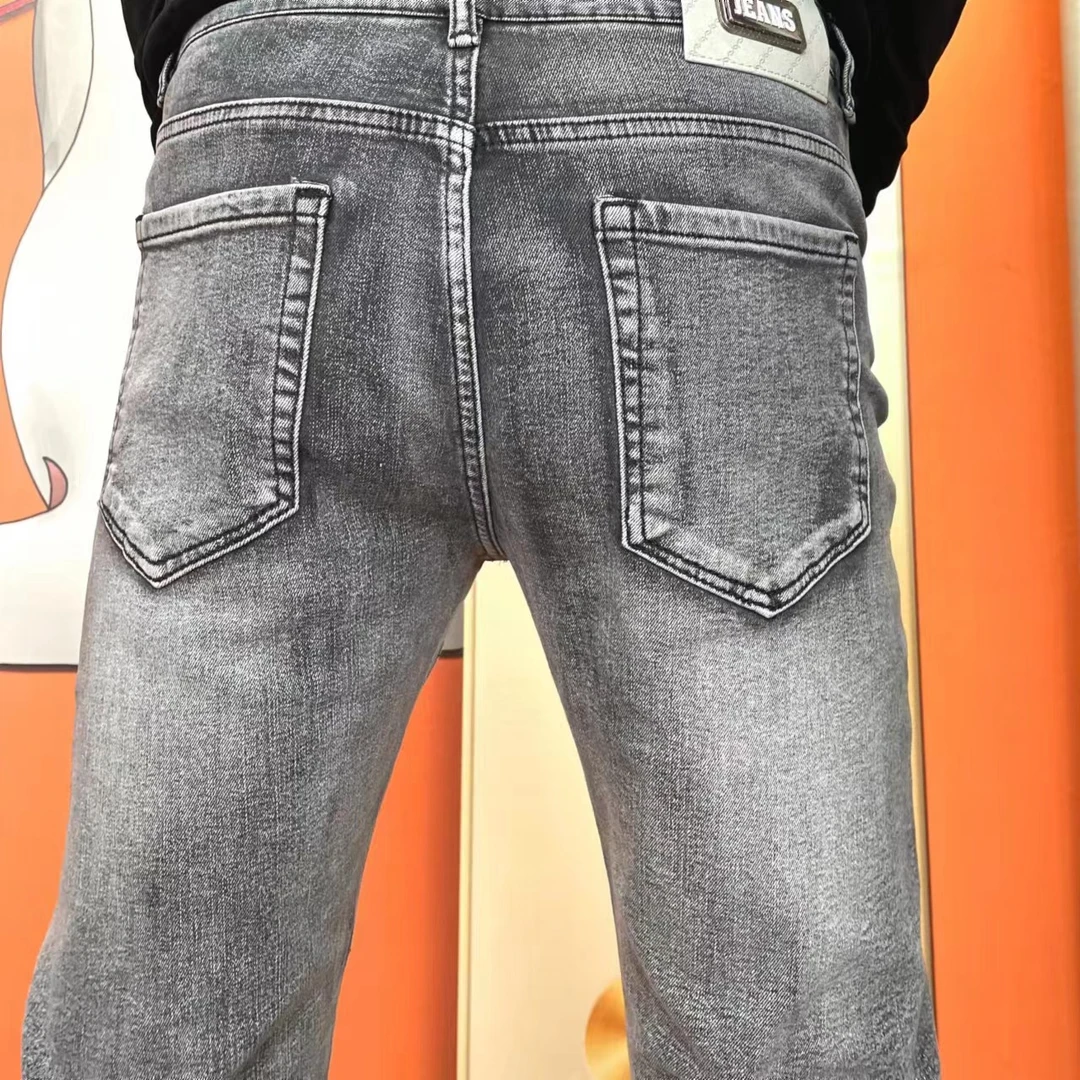2【高货牛仔】高端男士牛仔裤时尚弹力修身