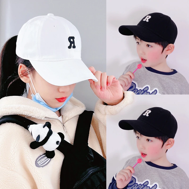 儿童棒球帽男童鸭舌帽女孩帽子春天夏季时尚休闲百搭儿童帽小学生