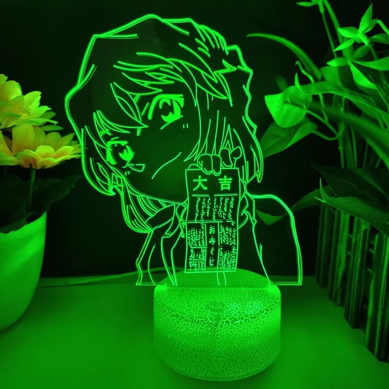 名侦探柯南联名怪盗基德工藤新一灰原哀周边生日礼物桌面摆件夜灯