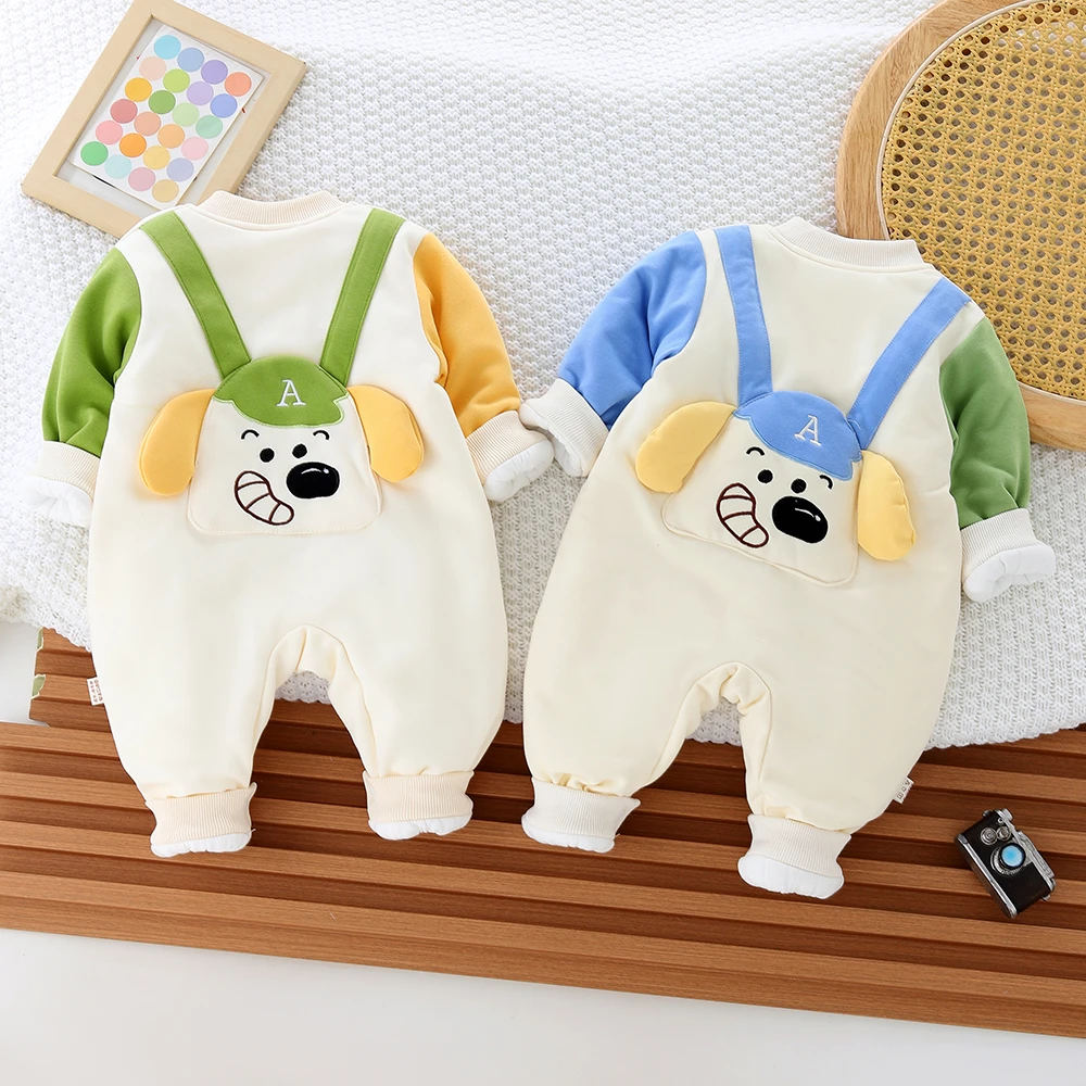 【120克】婴儿男宝宝新生儿外出服春秋款宝宝连体衣哈衣爬服外穿