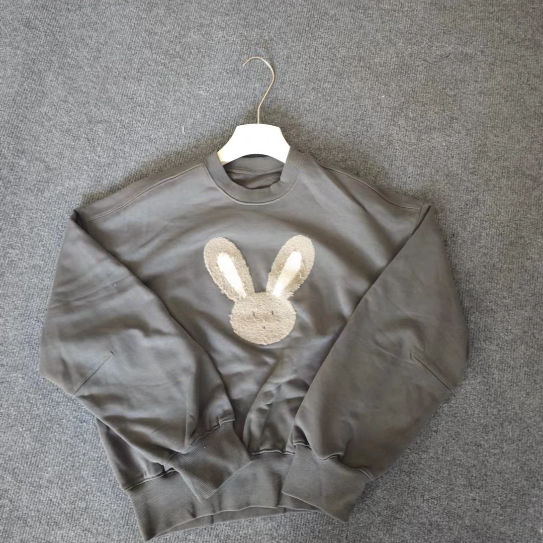 小兔子女卫衣百搭宽松休闲圆领