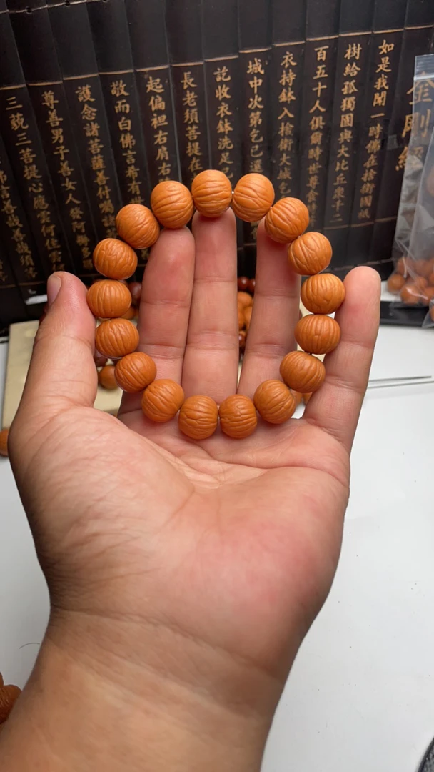 土豪定制版猴头手串尺寸15mm