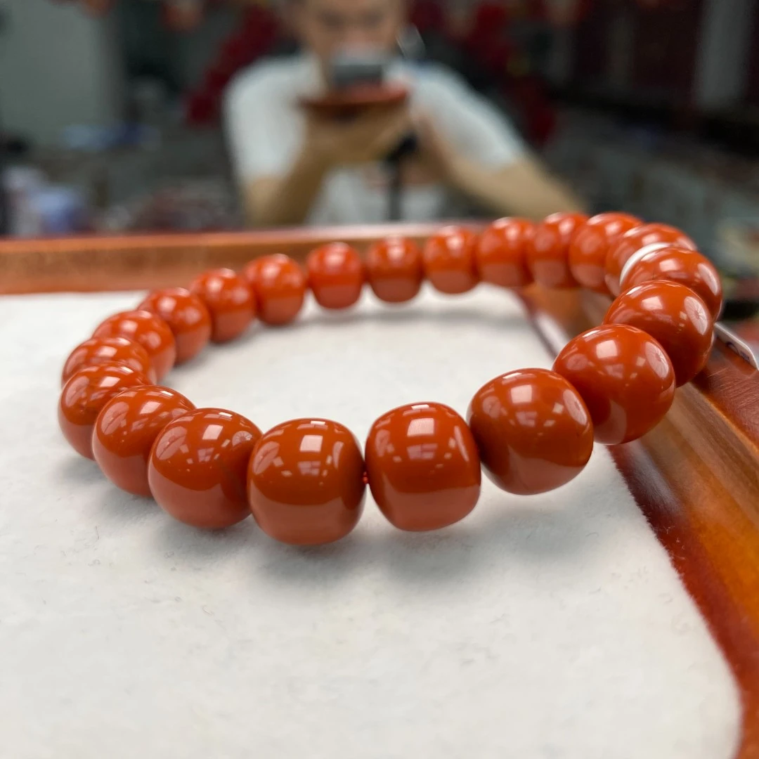 【小刘南红】保山南红（云端）精品老型单圈8mm  多样性发一