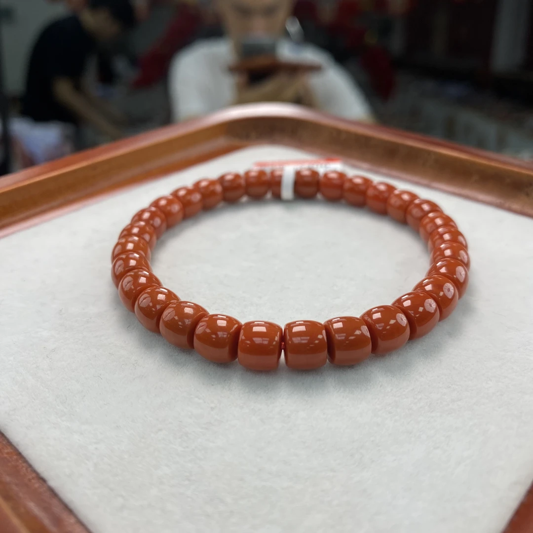 保山南红一级活动精工直切单圈 7mm 多样性发一