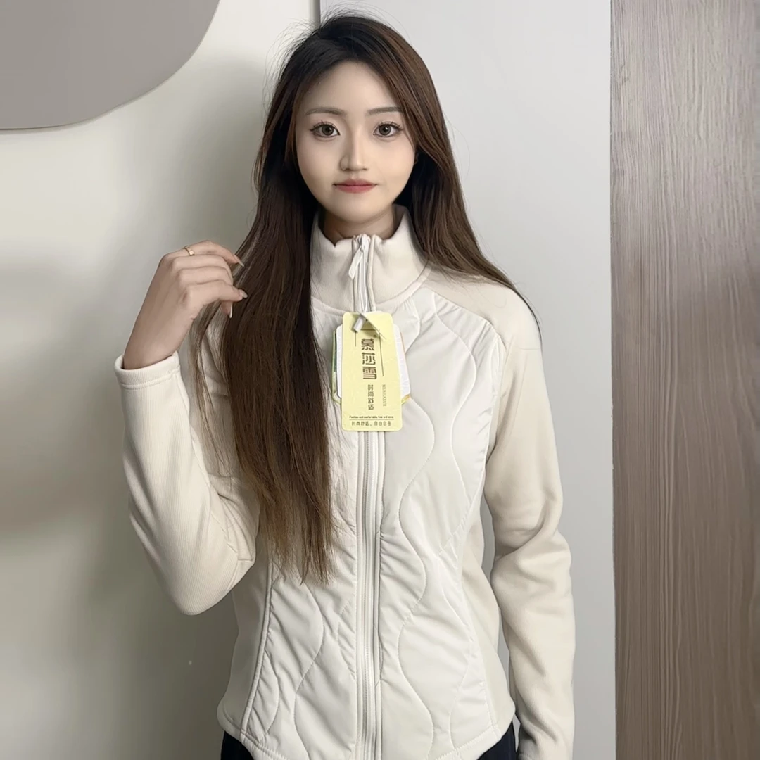 2024秋冬新款立领棉服收腰显瘦短款棉衣内搭外穿时尚百搭