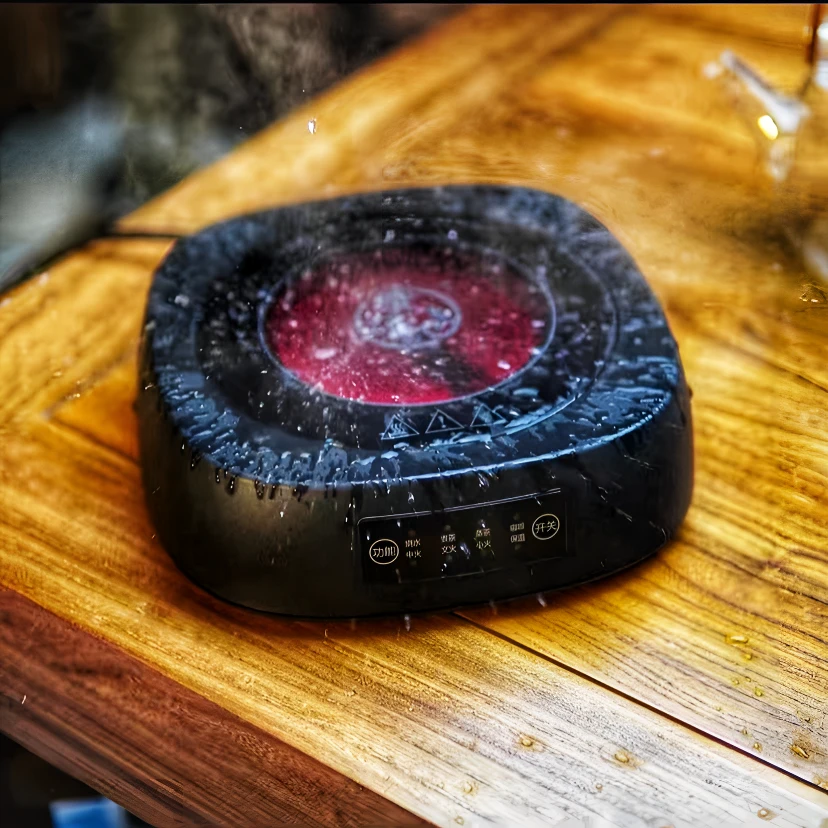 横硕恒硕电陶炉黑色多功能家用保温台式煮水烧水小型手工水炉