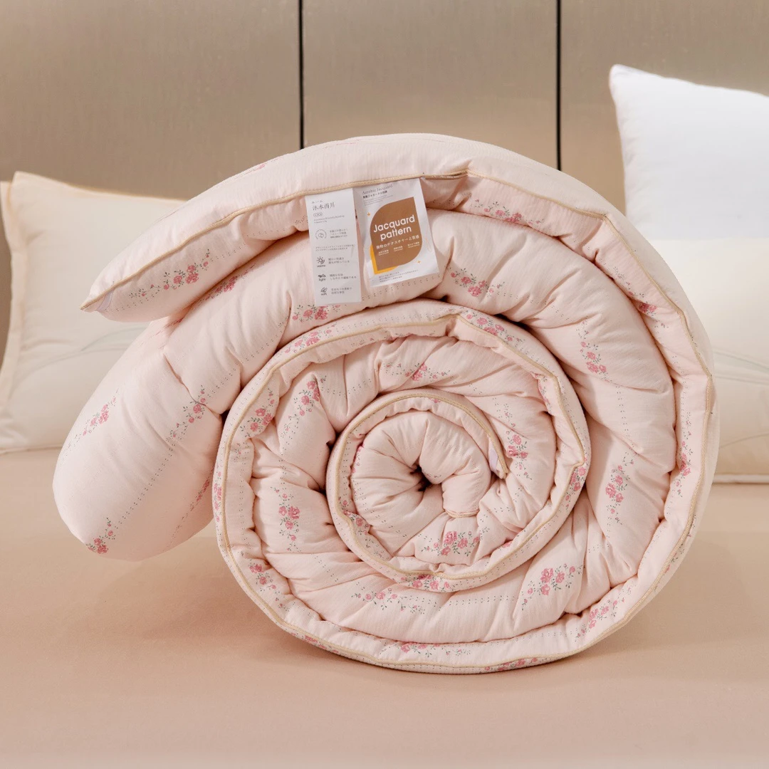 7斤A类有氧提花小豆棉冬被学生宿舍秋冬被保暖发热