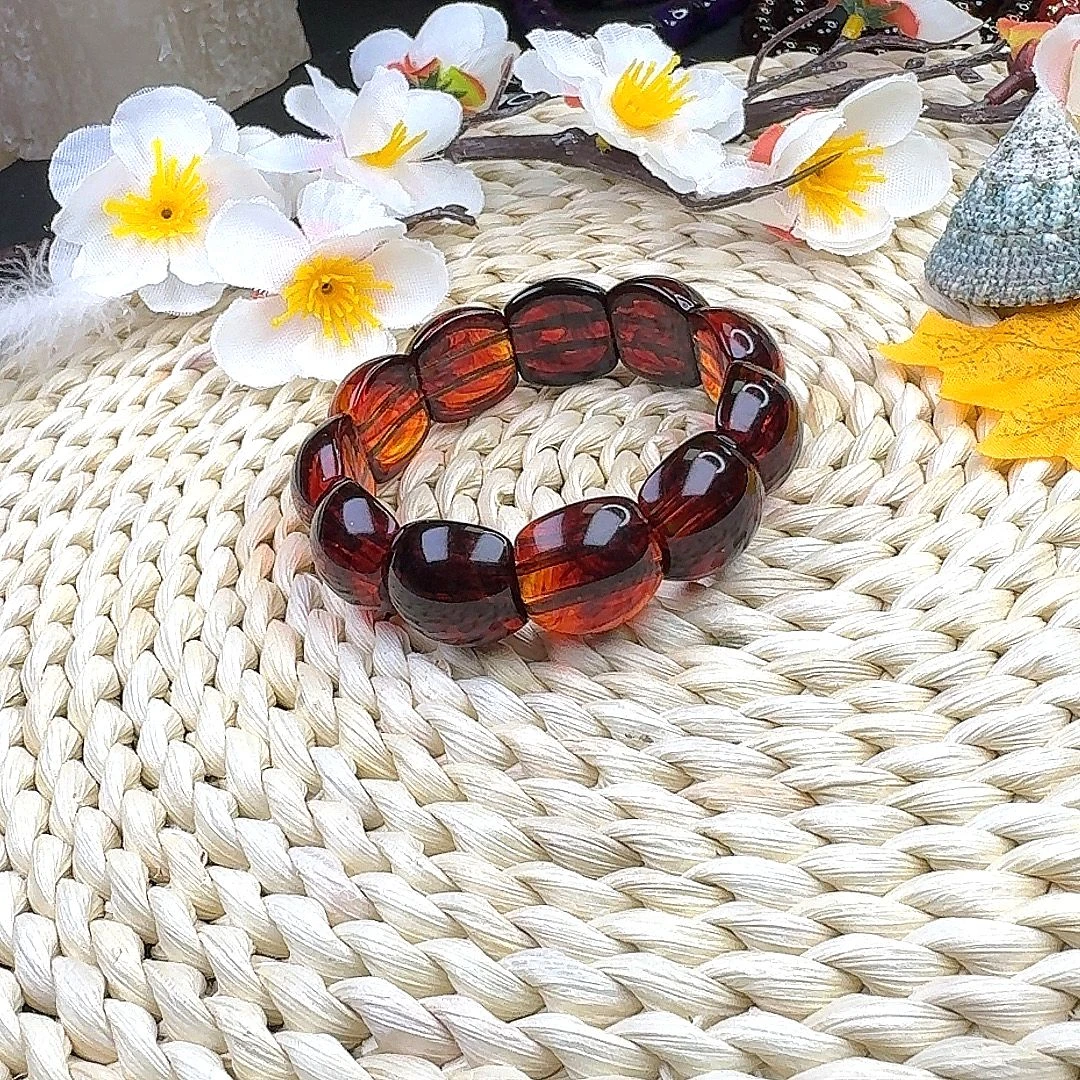 【正品保障】血药珀满血药时尚精美紫杉醇DIY手牌