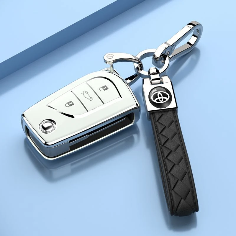 适用丰田卡罗拉先锋版钥匙套雷凌折叠钥匙启动车型汉兰达精英版壳
