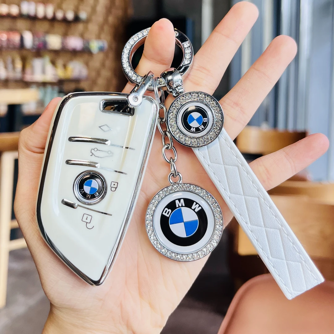 适用宝马5系钥匙套女3系x3/x1/x5/x7刀锋三系五系530/525专用扣包