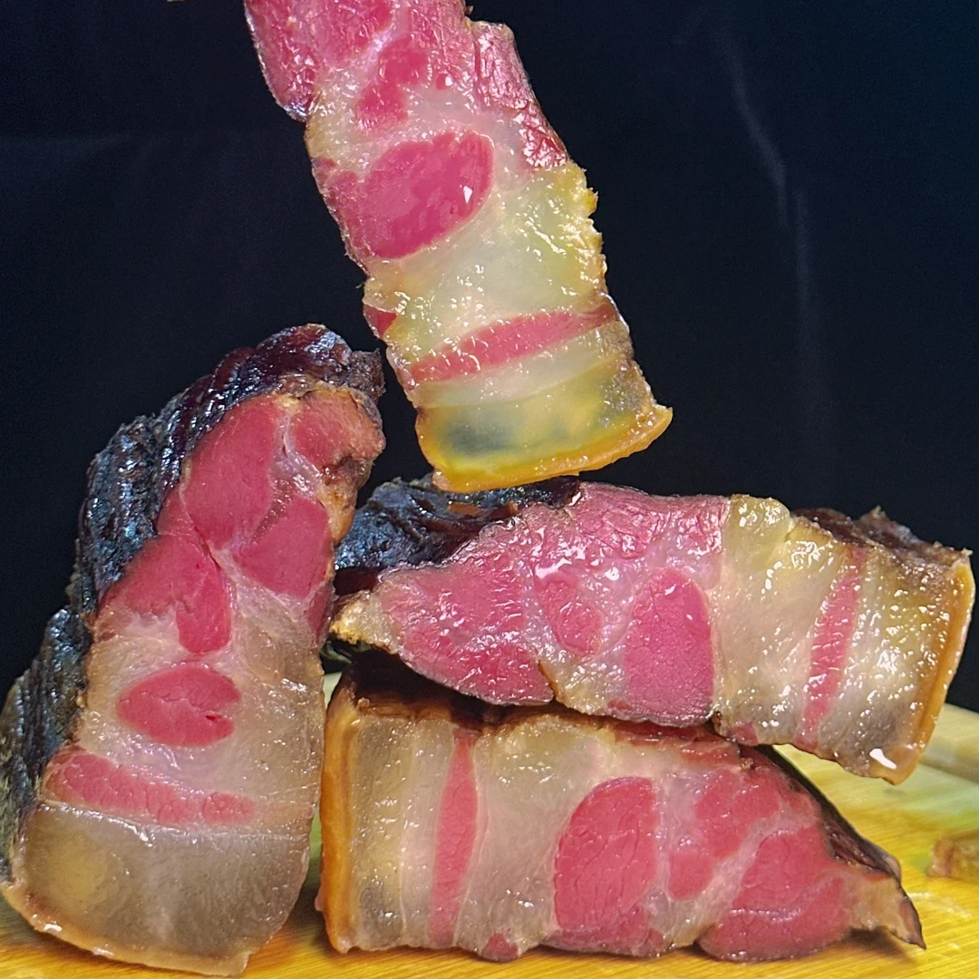 2斤土家腊味美食腊腿肉传统古法烟熏