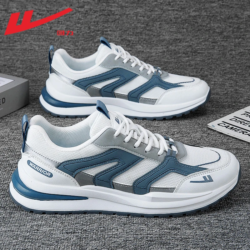 Warrior/回力男鞋运动鞋男款2024夏季新款网面透气百搭休闲跑步鞋
